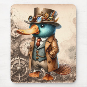 Steampunk Platypus Mousepad Muismat