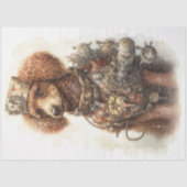 Steampunk Poodle 2 Decoupage papier (Voorkant)
