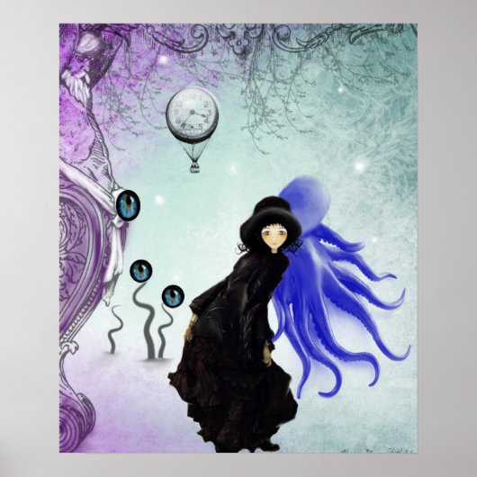 Steampunk Pop Surrealisme Art Poster - Je bekijken (Voorkant)