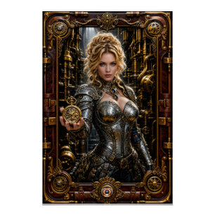 Steampunk Portret Van Ottilie Von Zale Perfect Poster