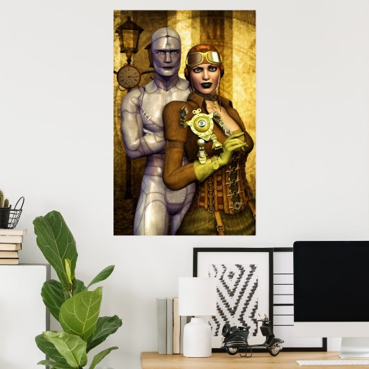 Steampunk Poster (Thuiskantoor)