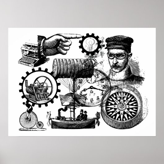 steampunk poster (Voorkant)