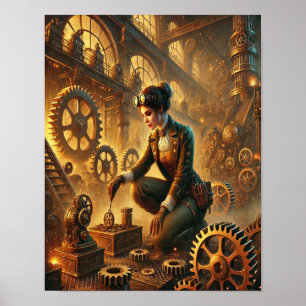 Steampunk Poster 10, de Gears & Grace Engineer