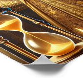 Steampunk Poster 24, de tijdreizende professor (Hoek)