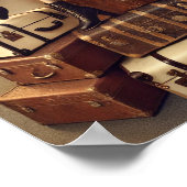 Steampunk Poster 41, de erfgename van de bagagewag (Hoek)