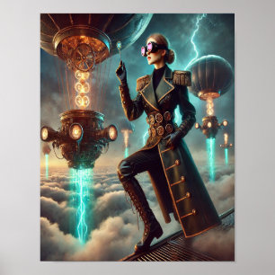 Steampunk Poster 43, de Etherborne Explorer