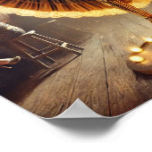 Steampunk Poster 61 De Clockwork Saloon Dancer (Hoek)