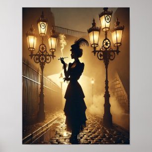 Steampunk Poster 67 De Gaslight Verleidster