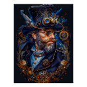 Steampunk Poster Design Perfect Poster (Voorkant)