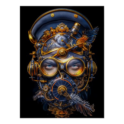 Steampunk Poster Design Perfect Poster (Voorkant)