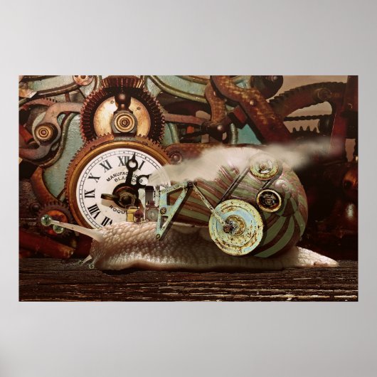 steampunk-poster poster (Voorkant)