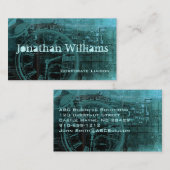 Steampunk  professionele Visitekaartjes (Voorkant / Achterkant)