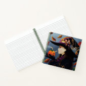 Steampunk Pumpkin Witch Notitieboek (Binnen)