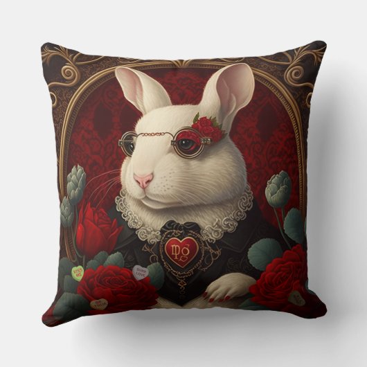 Steampunk Rabbit Coussin Imaginaire Coussin enfant (Verso)