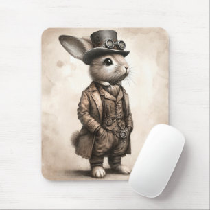 Steampunk Rabbit Muismat