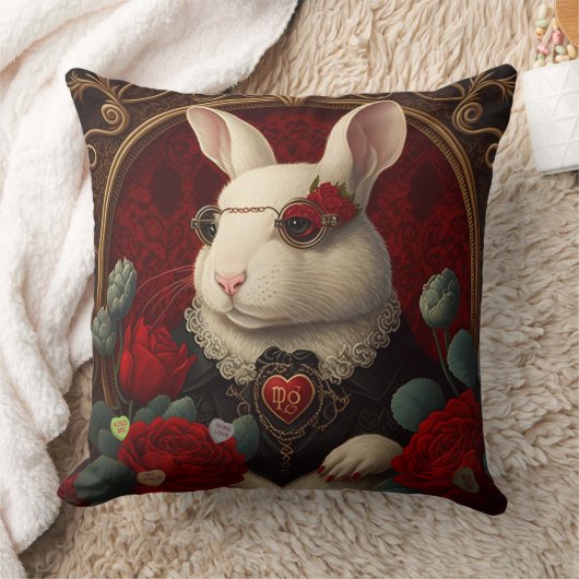Steampunk Rabbit Pillow Fantasy Pillow Kussen (Deken)