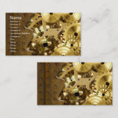 Steampunk radical 3 cartes de visite (Devant / Derrière)