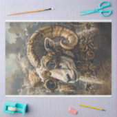 Steampunk Ram Horns Decoupage Tissuepapier (Craft)