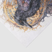 Steampunk Raven 4 Decoupage papier (Detail)
