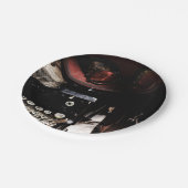 Steampunk Reflecties Papieren Bordje (Gekanteld)