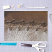 steampunk renaissance primitief verstikt leer tissuepapier (Craft)