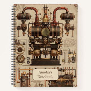 Steampunk Retro Notitieboek