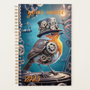 - "Steampunk Robin" Planner