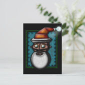 Steampunk Robo-Père Noël, carte postale (Debout devant)