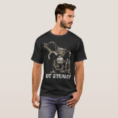 Steampunk Robot #2A T-shirt (Voorkant volledig)
