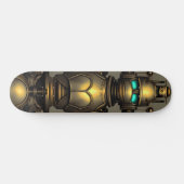 Steampunk Robot Knight Skateboard (Horizontaal)