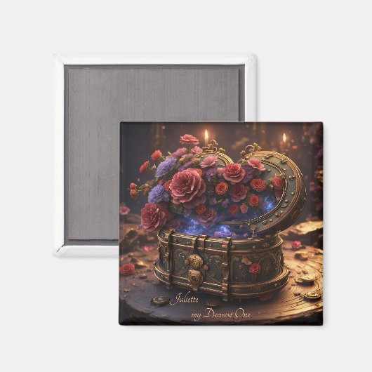 Steampunk Romance Magneet (Voorkant / Achterkant)