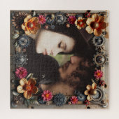 Steampunk Romantic Photo Personalized Legpuzzel (Horizontaal)