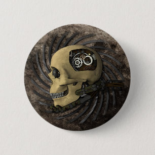 Steampunk Ronde Button 5,7 Cm