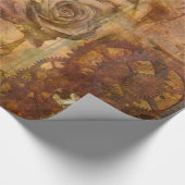 Steampunk Roos inpakpapier (Hoek)