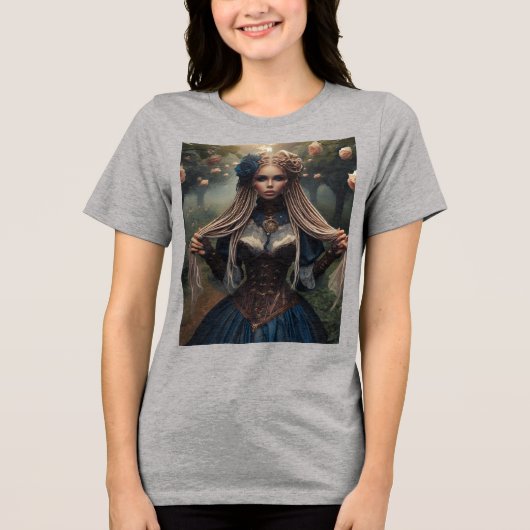 Steampunk Roos Shirt (Voorkant)