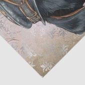 Steampunk Rottweiler Dog Tissuepapier (Detail)