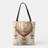  Steampunk Roze Hete Luchtballon Draagtas (Achterkant)