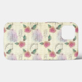 Steampunk-Rozen en mechanische tekening met tandwi Case-Mate iPhone Case (Achterkant (horizontaal))