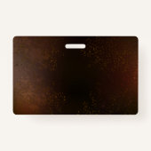 Steampunk Rusty Background met Turquoise Lenses Badge (Achterkant)