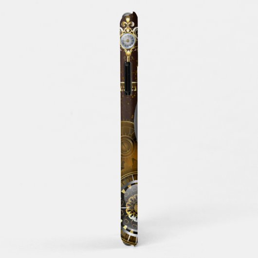 Steampunk Rusty Background met Turquoise Lenses Case-Mate iPhone Case (Achterkant/rechts)