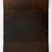 Steampunk Rusty Background met Turquoise Lenses Drieluik Programma (Binnenkant midden)