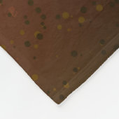 Steampunk Rusty Background met Turquoise Lenses Fleece Deken (Hoek)