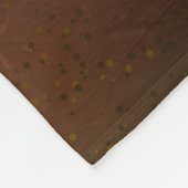 Steampunk Rusty Background met Turquoise Lenses Fleece Deken (Hoek)