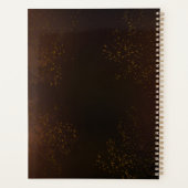 Steampunk Rusty Background met Turquoise Lenses Planner (Achterkant)