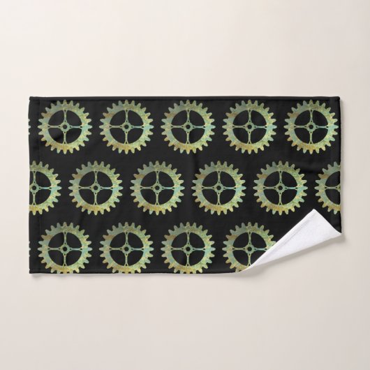 Steampunk Rusty Clockwork Gears Bad Handdoek (Handdoek)