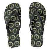 Steampunk Rusty Clockwork Gears Teenslippers (Voetbed)