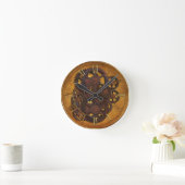 Steampunk Rusty Gears Ronde Klok (Huis)