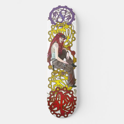 Steampunk Sally Skateboard (Voorkant)