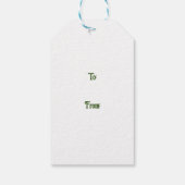 Steampunk Santa Cadeaulabel (Achterkant)