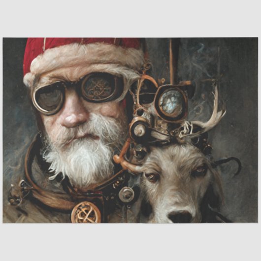 Steampunk Santa en Zijn beste vriend Tissuepapier (Voorkant)